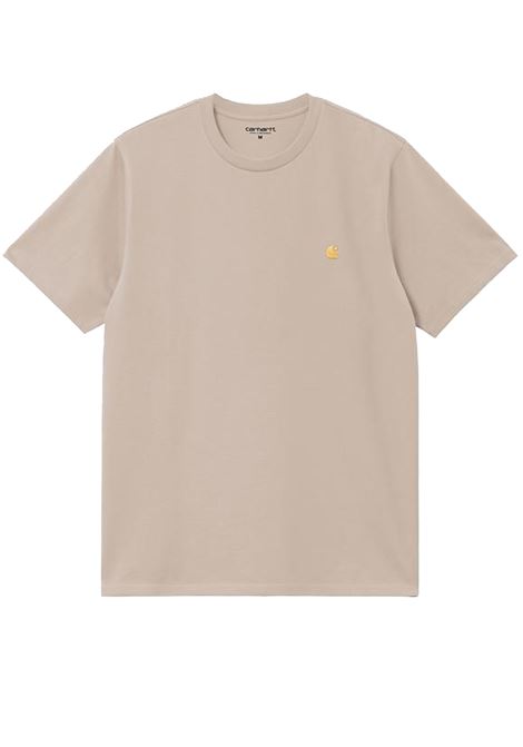ss chase t-shirt man beige CARHARTT WIP | I02639138A.XX